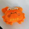 Multi-functional Crab Doll Keychain Stuffed Animals Crab Plush Pendant  School Bags