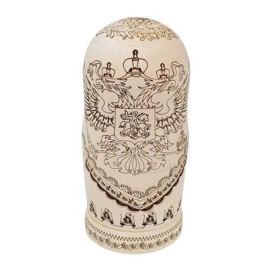 10Pcs/Set Russian Nesting Doll 10 Layers Handmade Wooden Matryoshka Girl Stacking Toy Home Office Desktop Decoration Ornament