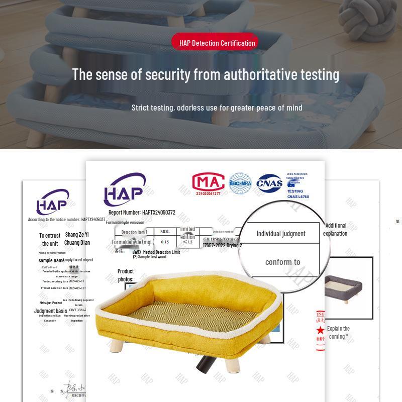 Four Seasons Washable Pet Bed: Cool Summer Mat for Small Dogs & Cats