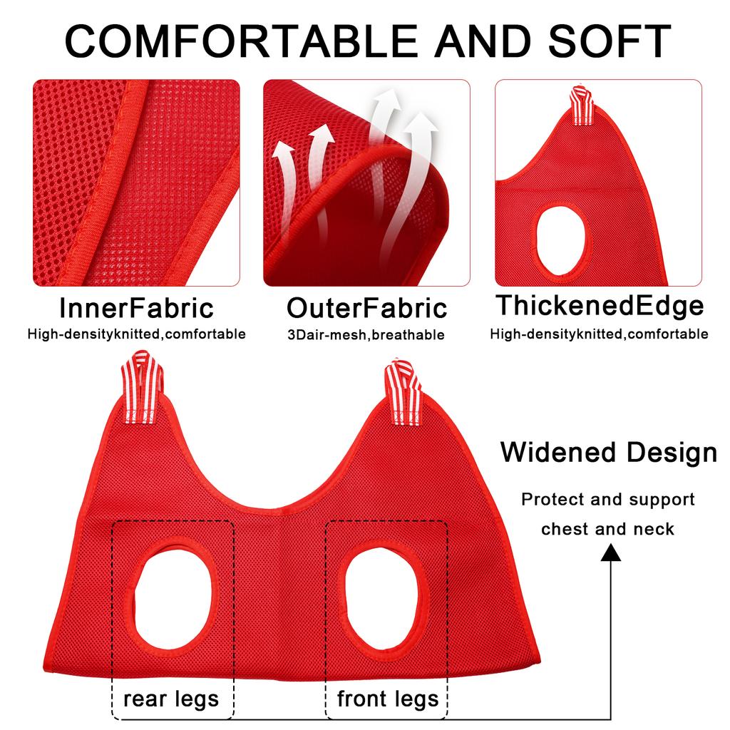 Pet Grooming Hammock for Stress-Free Bathing, Trimming, and Nail Clipping of Dogs and Cats - Perfect Gift for Pet Owners