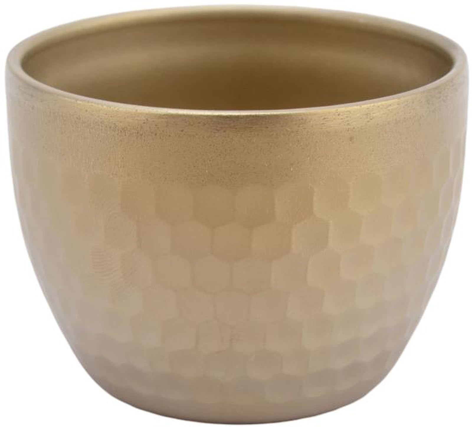 

Titanium Hammered Sake Cup Champagne Gold (Double Walled) PY-C022
