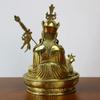 Feng Shui High 21cm Copper Lotus Master Buddha Statue Tibetan Tantric Supplies Decoration
