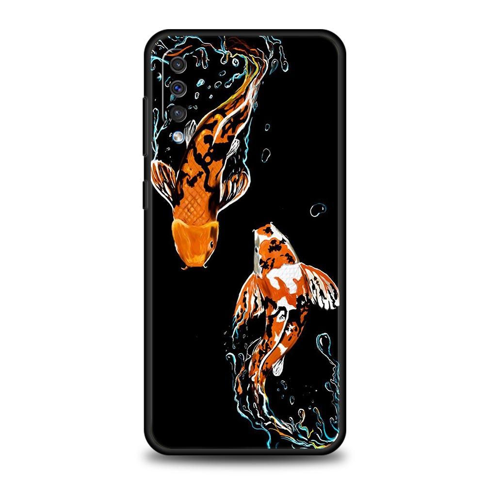 

Koi Carp Phone Case For Samsung A54 A52 A24 A14 A50 A70 A10 A30 A40 A20S A20E A06 A02S A12 A22 A34 A42 A32 5G A04s A16 Cover Samsung A16 5G