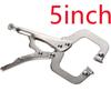 6 Inch C Clamp Locking Welding Clamp Mini Alloy Locking Pliers Assorted Set for DIY Hand Repair Woodworking Tools
