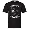 Grumpy Gramps Cartoon Cat T-Shirt Birthday Gift