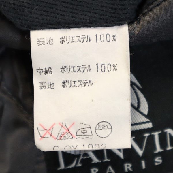 LANVIN Brushed Batting jacket 46-34 Navy system Men's Used