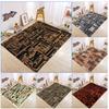 Simple Letter Digital Printing Bedroom Carpet Living Room Non Slip Floor Mat Sofa Coffee Table Carpet Home Decoration Door Mat