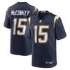 Los Angeles Chargers 15 Ladd McConkey Fotbalový dres Pánský Sportovní Hrací Dres