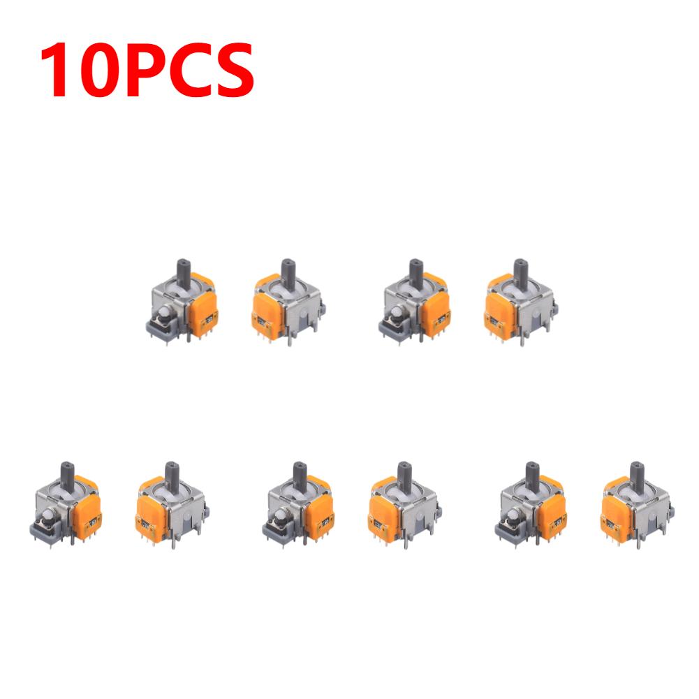 Joystick de efeito Hall de substituição 10/2 peças, sensor analógico 3D, módulo de balanço para controle PS5/PS4, peças de reparo e acessórios