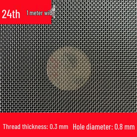 304 Edelstahlgewebe, 6-500 Maschen, Industrielles verdicktes Metalldrahtfilter.