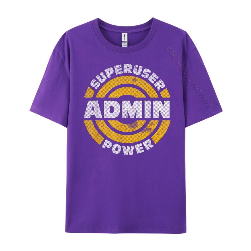 Superuser Admin Power For Computer It Professionals Cute Oversized T Shirt Clothes Happy New Years Loose