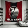 Custom Name SC Freiburg Wall Tapestry Aesthetic Wall Hanging Printed Fabric Blanket Decorative Tapestries for Bedroom Living Room Home Decor