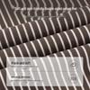 Women's Striped Mock Neck Thermal Fleece Long Sleeve Base Layer
