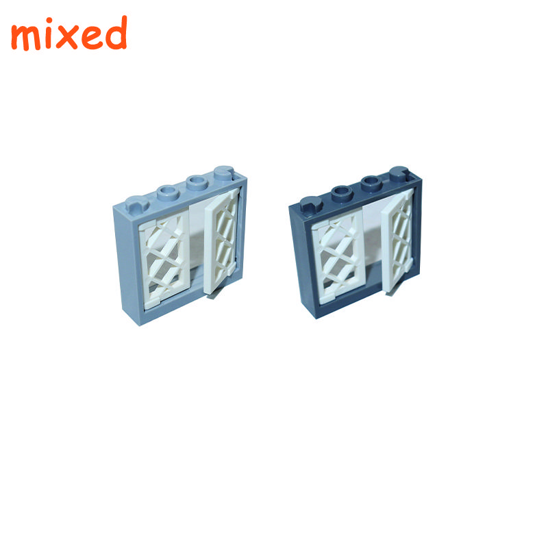 Non-Toxic Railing Stair Barrier Ladder Guard Bar Castle Garden Farm Military Building Block Moc Part Fence City Accessories Assemble Brick