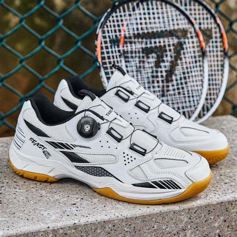 Foreign trade table tennis shoes four seasons sports training badminton shoes men and women couples breathable shock absorption running tennis shoes