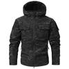 Men'S Loose Jacket Fashionable Multi Pocket Hooded Jacket
