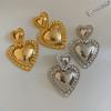 Personalized Vintage Drop Earrings for Women Heart Shape Exaggerated Irregular Drop Earrings Chic Party Jewelry Gift Accessories