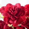 Real Touch Fake Orchids Flowers Faux Silk Artificial Phalaenopsis Flower with 5 Heads Blooms for Home Indoor Decor Office Tabletop