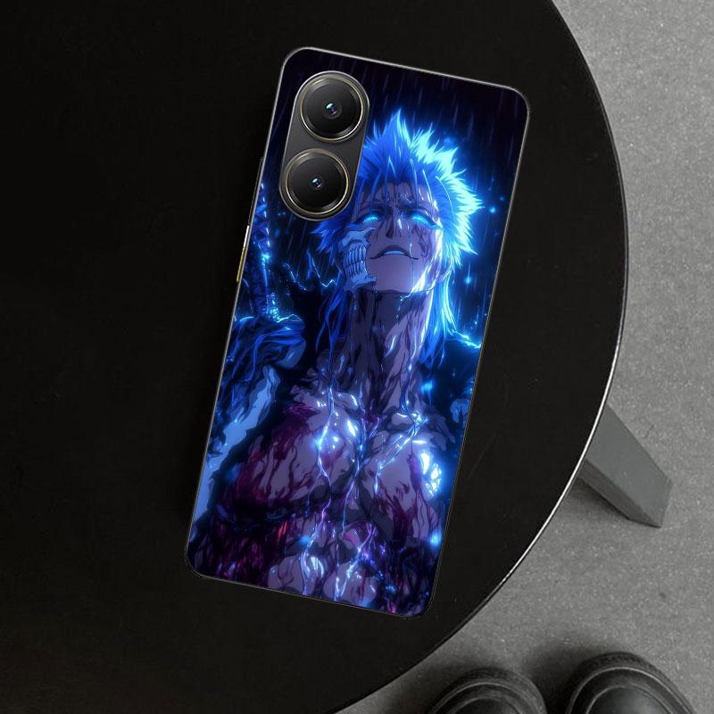 Grimmjow 6 Bleach Phone Case Cover for Xiaomi Poco X6 X5 X7 Pro F7 Ultra Redmi 15C 15 13C 13 12C 12 10C 10 10A 9C 9A 9T 9 Coque