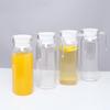 Cold Water Pitcher 1.1L Large Capacity Transparent Drink Dispenser Seal Pitcher with Lid Spout Lemonade Juice Beverage Jar for Hot Cold Drinks