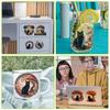 10Pcs PVC DIY Heat Transfer Paper for UV Sublimation Cup Cat Shape 240x110mm