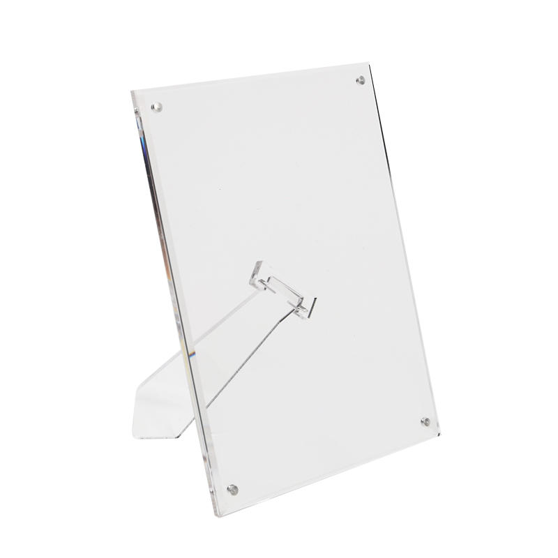 Akryl Fotoramme Fotoramme Utstilling Bilderamme Magnetisk Brakett Fotoramme Stativ