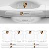 8PCS Clear Car Door Handle Bowl Protector Scuff Guard Anti Scratch For  Porsche