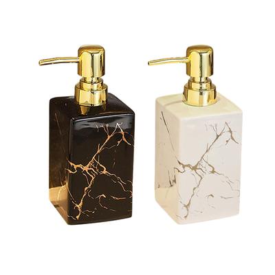 Ceramic Soap Dispenser 500ml Bathroom Liquid Container for Laundry Kitchen