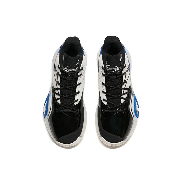Anta Cement Bubble 1.0 KT Thompson Durable Non-Slip Low-Top Basketball Shoes Men Sneakers Black White Blue 912121608S-14