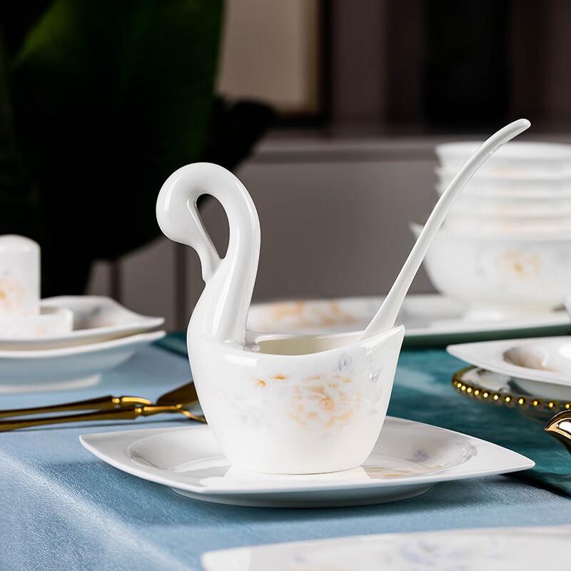Hao Ya Jingdezhen Zest Porcelanowy 86-elementowy