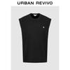 Men's Embroidered Cotton Crew Neck Vest