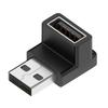 1/2/3pcs USB 3.0 Male Female 90 Degree Expansion Adapter USB Up Bend Adapter 10Gbps For Laptop Connector Conversion