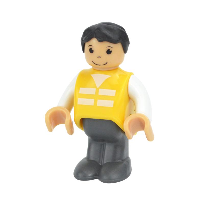 MOC Alle Arten von kleinen Mann Puppenmodellfiguren Zugcharakter Eisenbahnzubehör Bildungsgeschenk Kind für Biro Holzbahnspielzeug