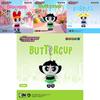 The Powerpuff Girls Plush Keyring With Cute Girl Style For Bookbag Accessories