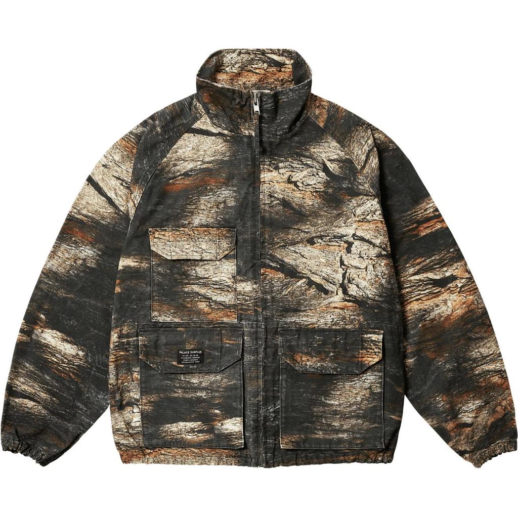 Palace RN Ripstop Jacket Bark DPM Unisex Outerwear Multi-Color P28JK020