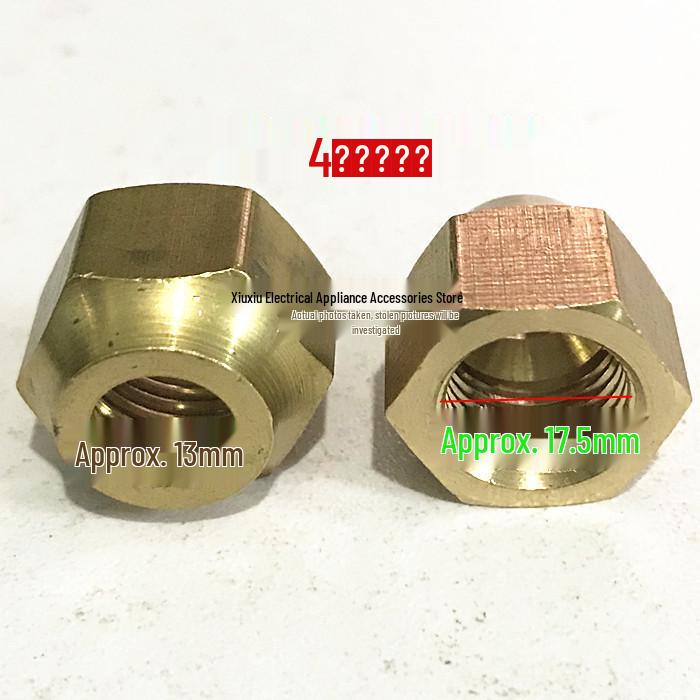 Copper Air Conditioning Pipe Joint Lock Nut Cap