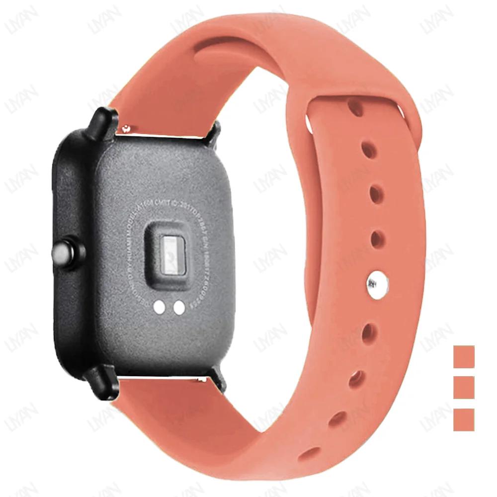 Sportarmband Für Amazfit GTS-GTR-4-3-2-2e-Mini-Pro-stratos 2 3 Silikonarmband für Amazfit bip-U-S-3-pro 20mm 22mm Uhrenarmband