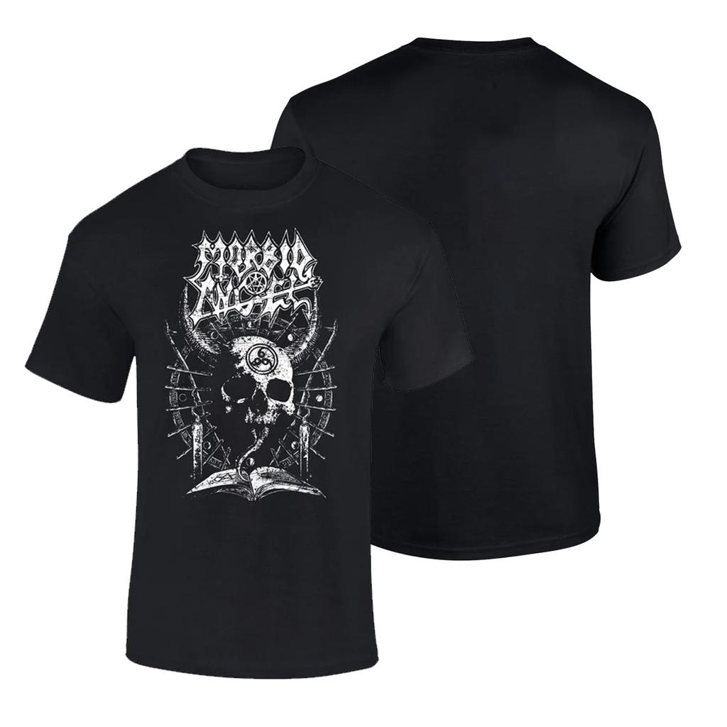 Morbid Angel Death Metal Band Graphic Cotton T-shirt Unisex Men Women Fans Essentials Short Sleeve Tops Fashion Brand Summer Tee