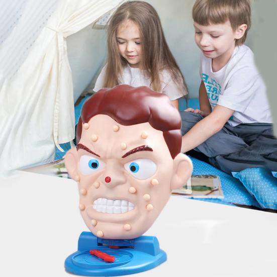 1 Set Decompression Toys Novelty Fun Interactive with Face Anxiety Relief Early Childhood Squeeze Blain Spray Water Anti-stress Toys Desktop Game