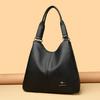 Top-handle Hobo Bag Leather Women Handbags Female Leisure Shoulder Bags Fashi Purses Vintage Bolsas Large Capacity Tote Bag
