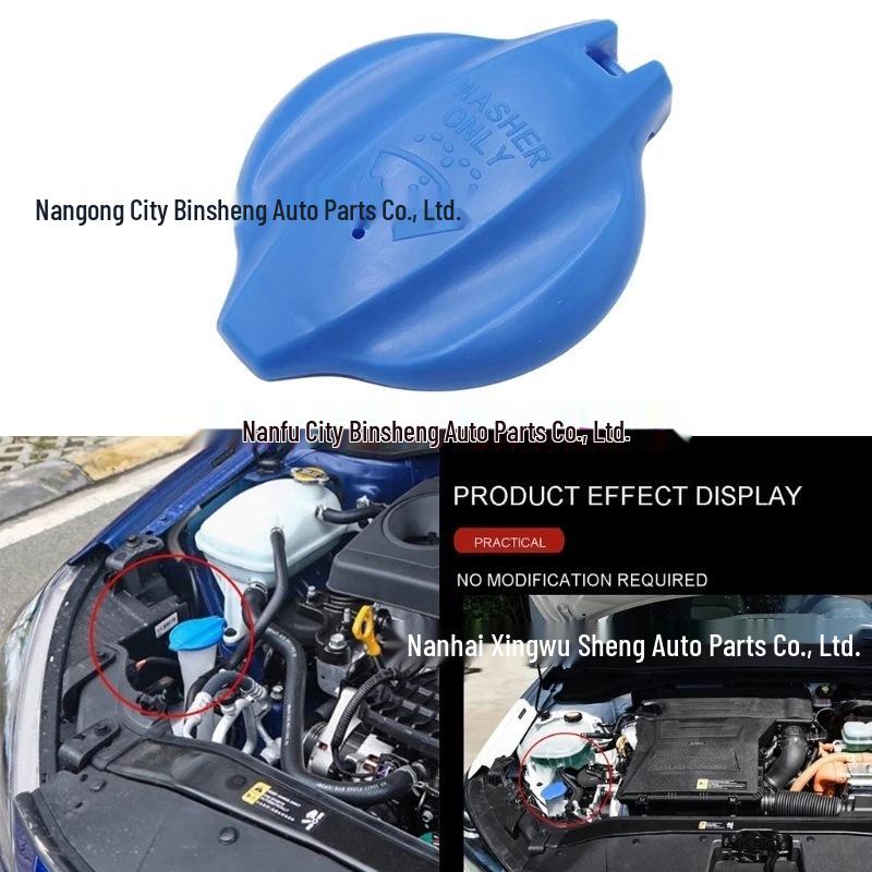 986233S000: Compatible with Hyundai Santa Fe, Sonata, Langdong, Mingtu Windshield Washer Fluid Reservoir Cap