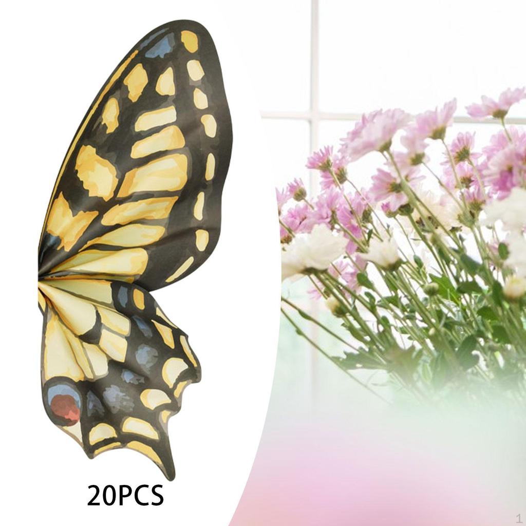 20 Pieces Bouquet Wrapping Papers Packaging Decor Creative Arrangements DIY Crafting Floral