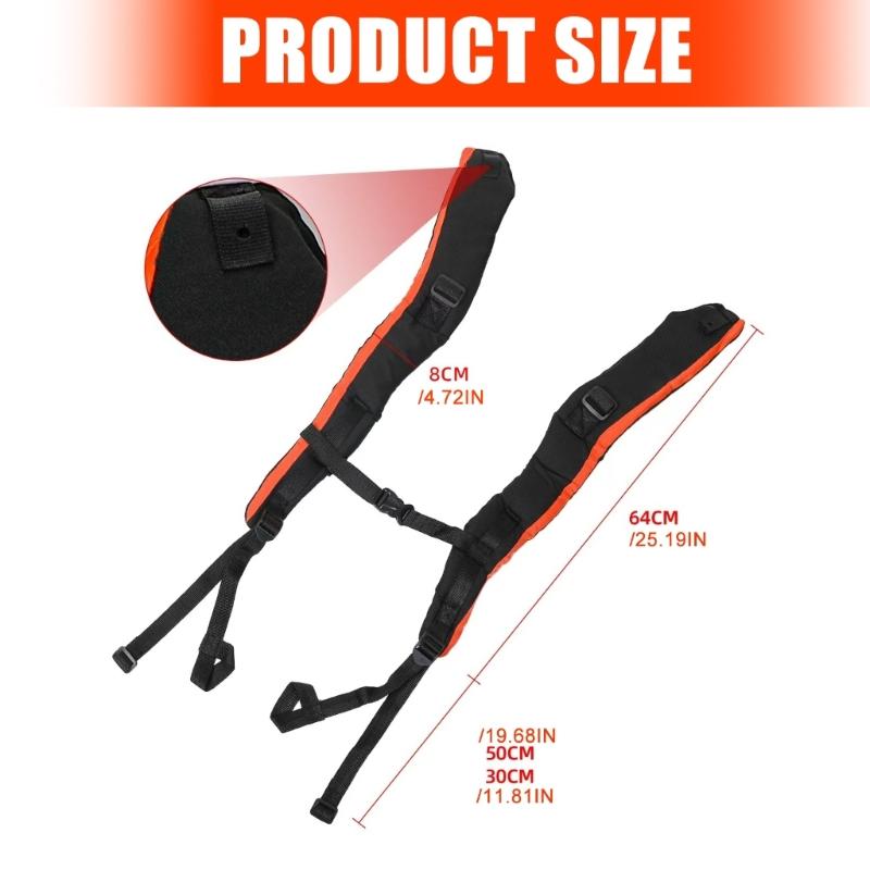 Durability Oxford Fabric & Sponges Cushioned Shoulder Strap For BR800 BR800X Blower Accessories Replacement Parts