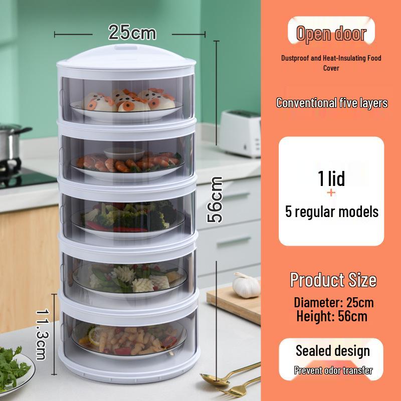 Multi-layer Insulated Food Cover for Fresh-keeping and Dustproof Storage