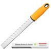 Versatile 304 Stainless Steel Grater with Rubber Handle - Cheese, Potato, Lemon Zester