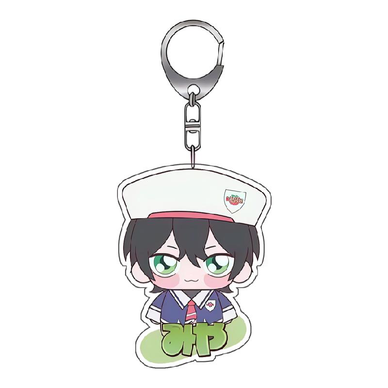 

Acrylic Keychain for Sk8 The Infinity Miya Chinen Kojiro Nanjo Langa Hasegawa Q Version Student Backpack Pendant Anime Key Ring 1psc