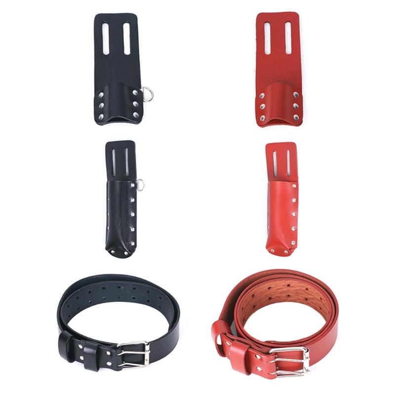 5 in 1 Leather Tool Belt Pouch Suitable for Water Electricians Decorator Perfect for Electrical Electrician Construction