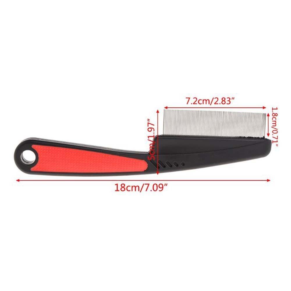 Pet Care Comb Flea Lice Removal Tool Stainless Steel Deworming Opening Knots Cat Dog Grooming Supplies