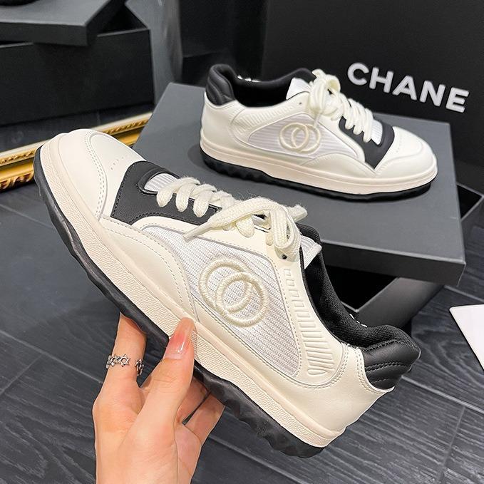 Women's Shoes 2025 Spring and Summer Platform Sports Versatile Casual Shoes Women's Small Fragrant Style Increases the Height of Versatile Dad Shoes