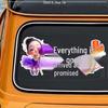 Inspirational 'All Good Things Come as Promised' Car Windshield Sticker